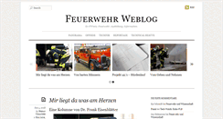 Desktop Screenshot of feuerwehr-weblog.org